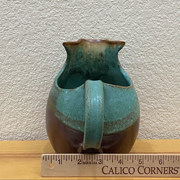 Fabrile Studios Big Bear CA Pottery 6.5”Pitcher Vase - Picture 11 of 15